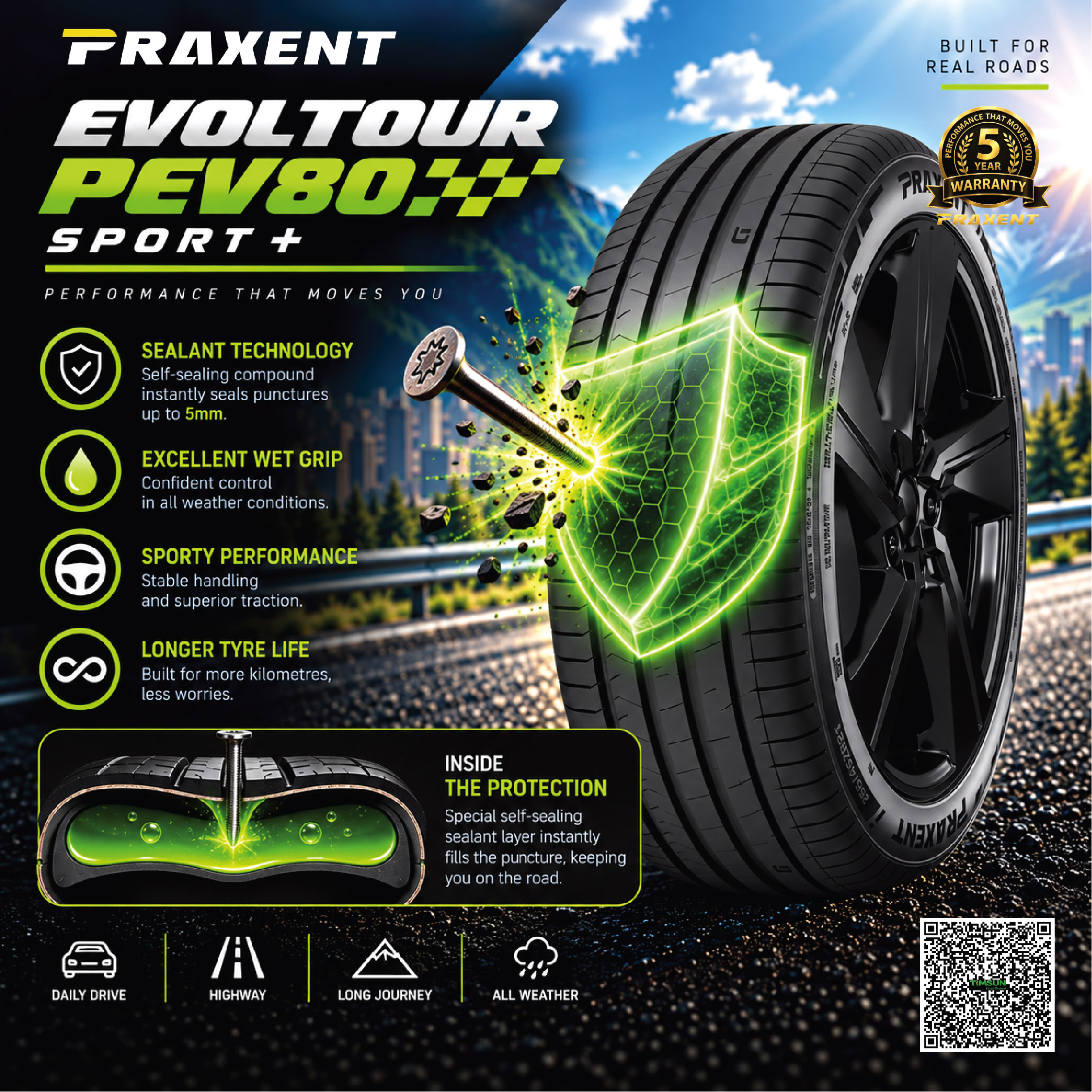 PRAXENT Evoltour PEV80 S